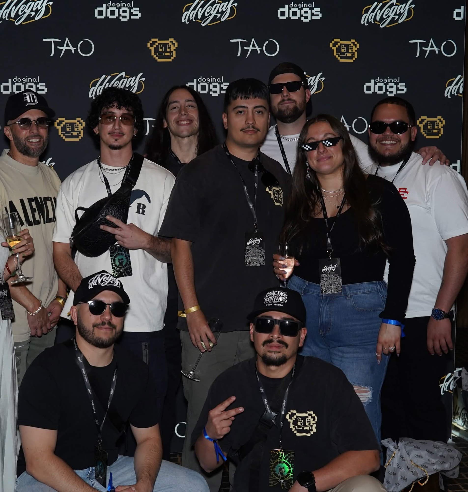 Doginal Dogs community at DDVegas TAO — Raf (Rafmeta) in the room